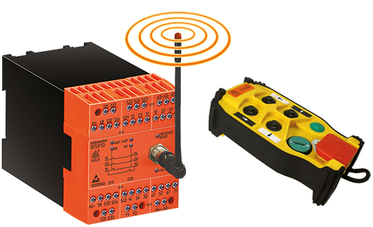 Wireless nødstop