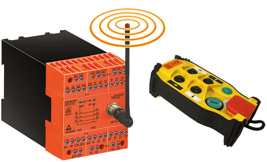 Wireless nødstop
